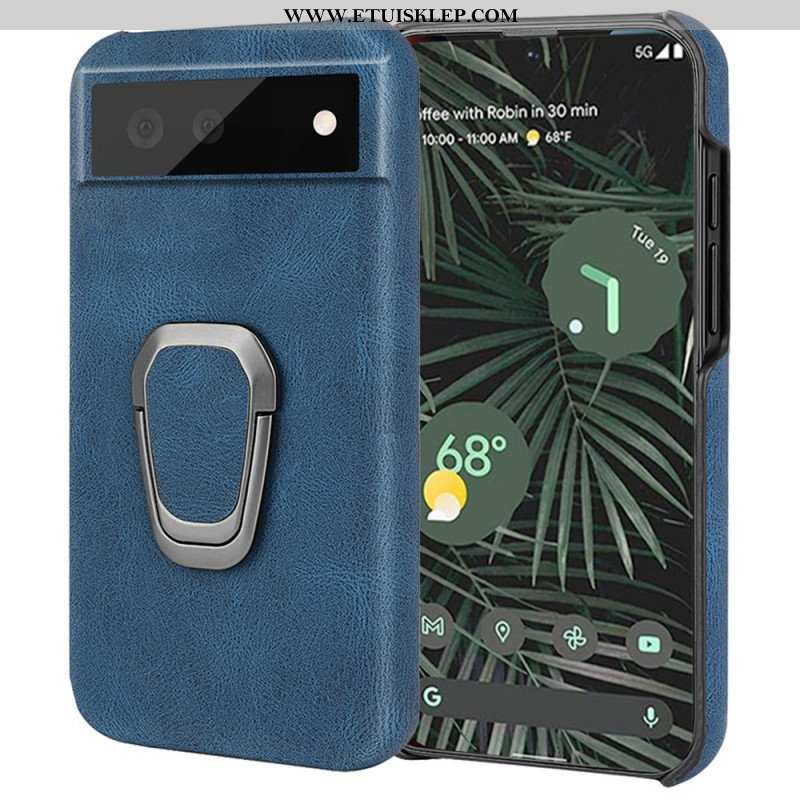 Etui do Google Pixel 6 Pro Pierścień Elegance Z Efektem Skóry — Nowe Kolory